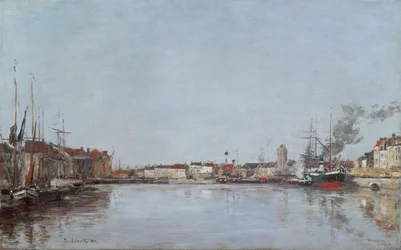 Das niederländische Dock, Dünkirchen, 1889